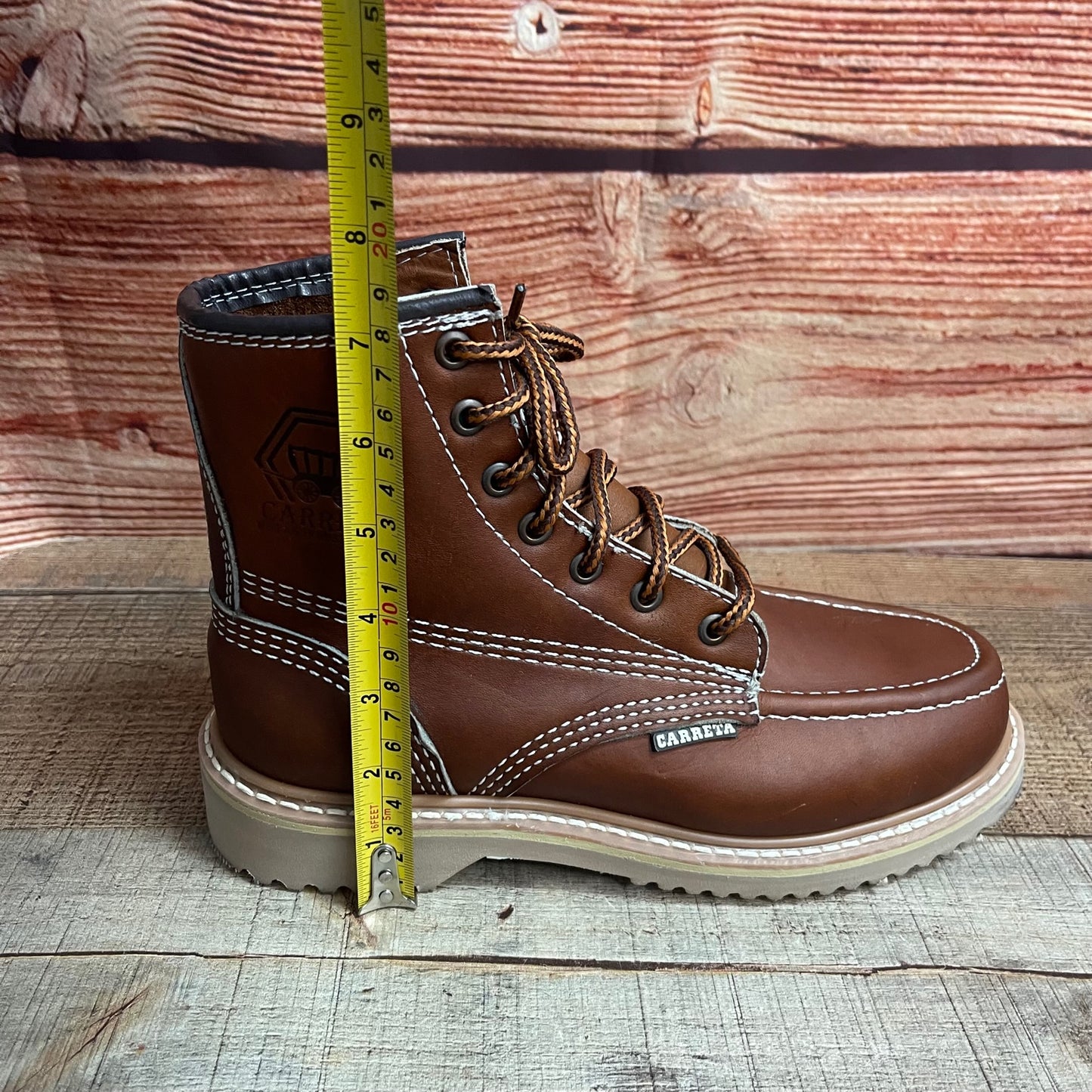 Men's Work Boots Genuine Leather Oil Water Resistant Strong and Light Weight Soles Est.250