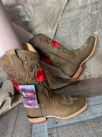 Women's Rodeo Napa Leather Sole Cowgirl Boots Est.703 Dama Krazy/Napa