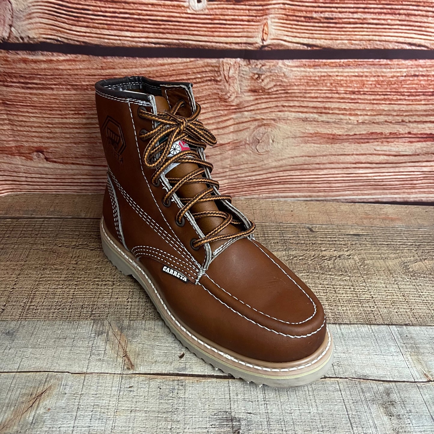 Men's Work Boots Genuine Leather Oil Water Resistant Strong and Light Weight Soles Est.250