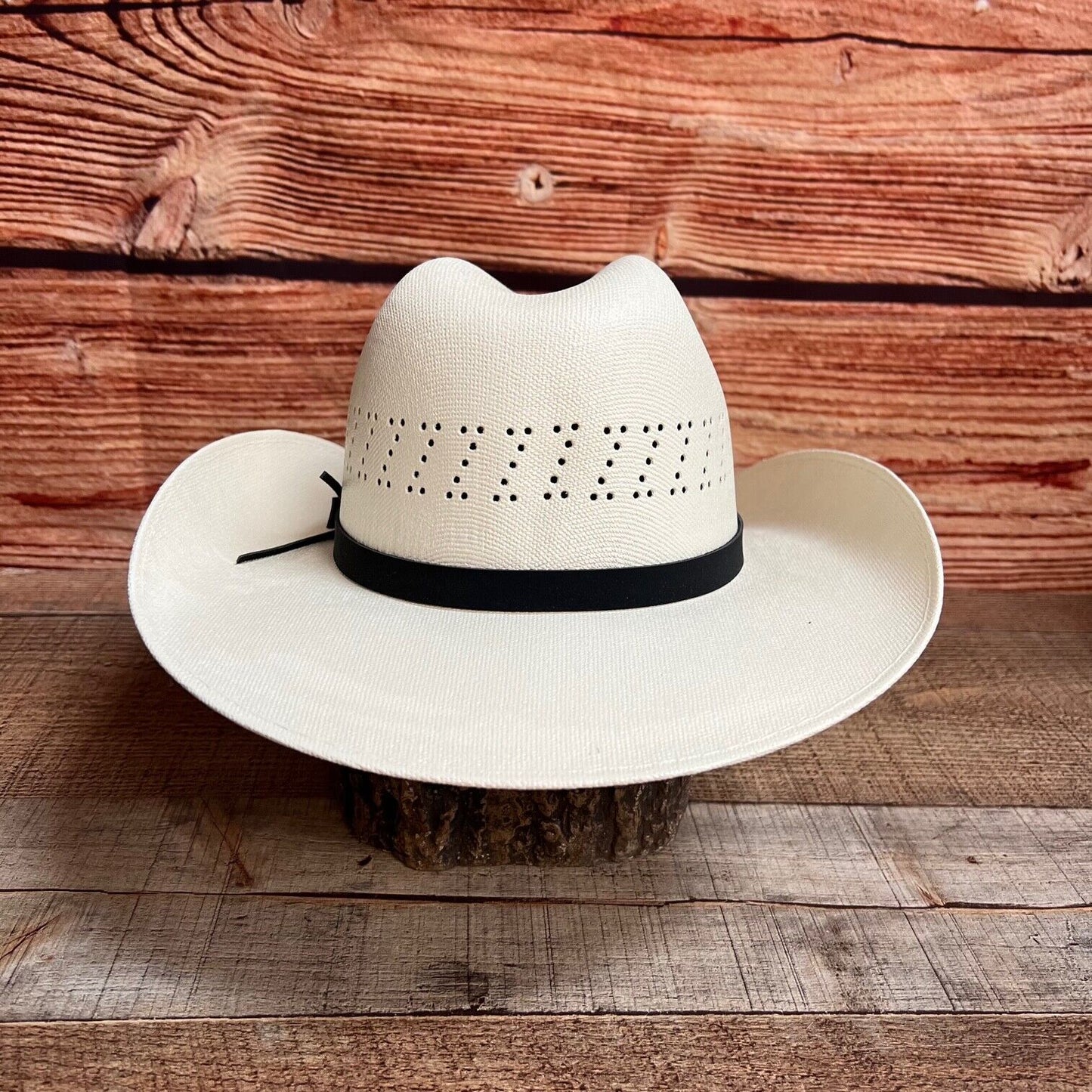Kid's Western White Wide Brim Cowboy Hat Straw Sombrero Vaquero Nino