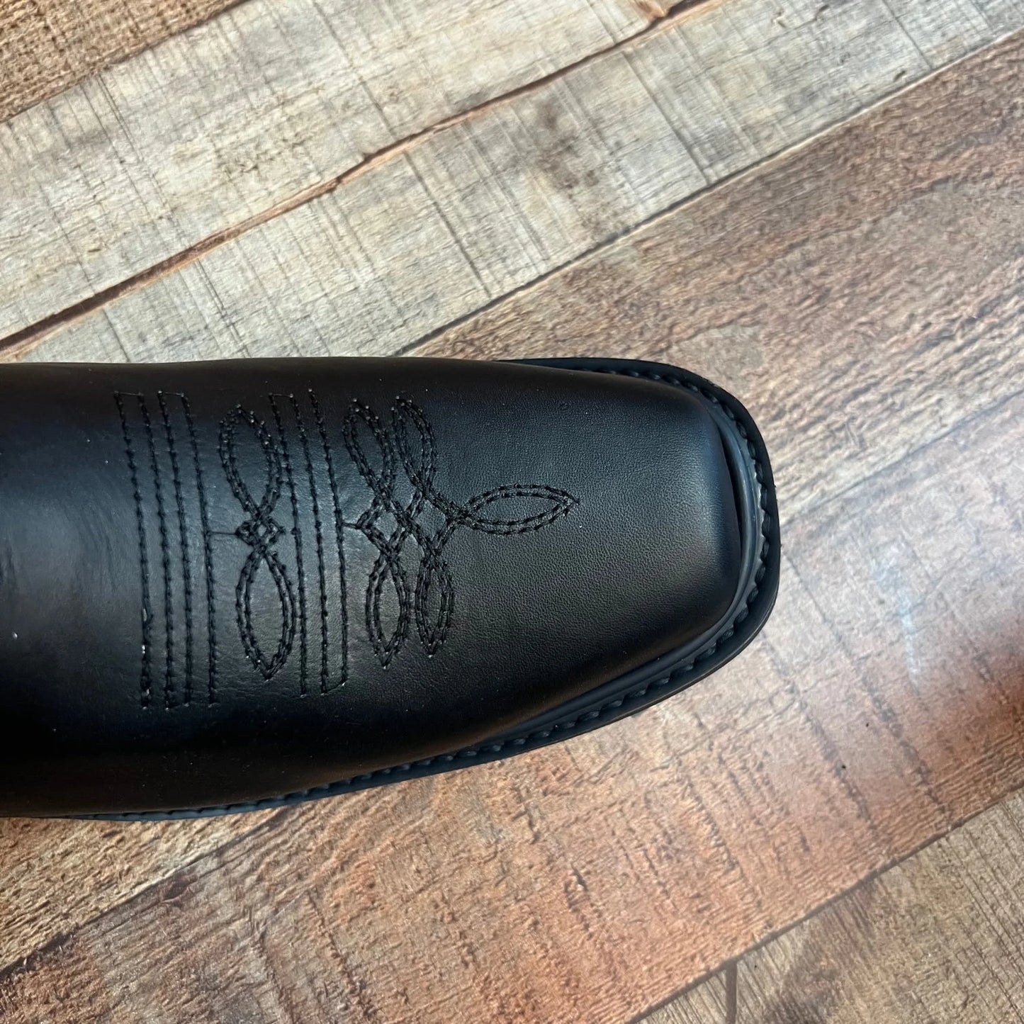 Men's Bikers Boots Genuine Leather  Black Est.807