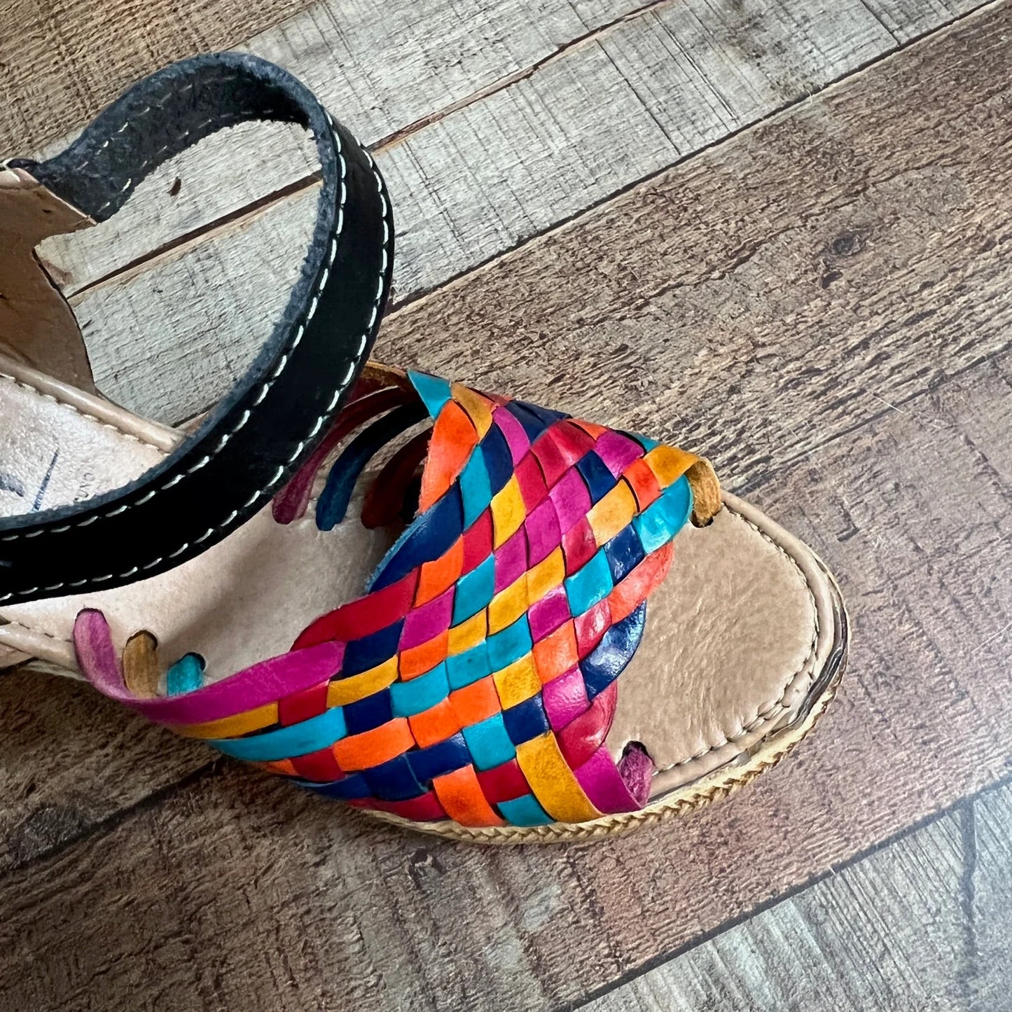 Huarache artesanal mexicano para mujer hecho a mano Est.278/688/1116/002