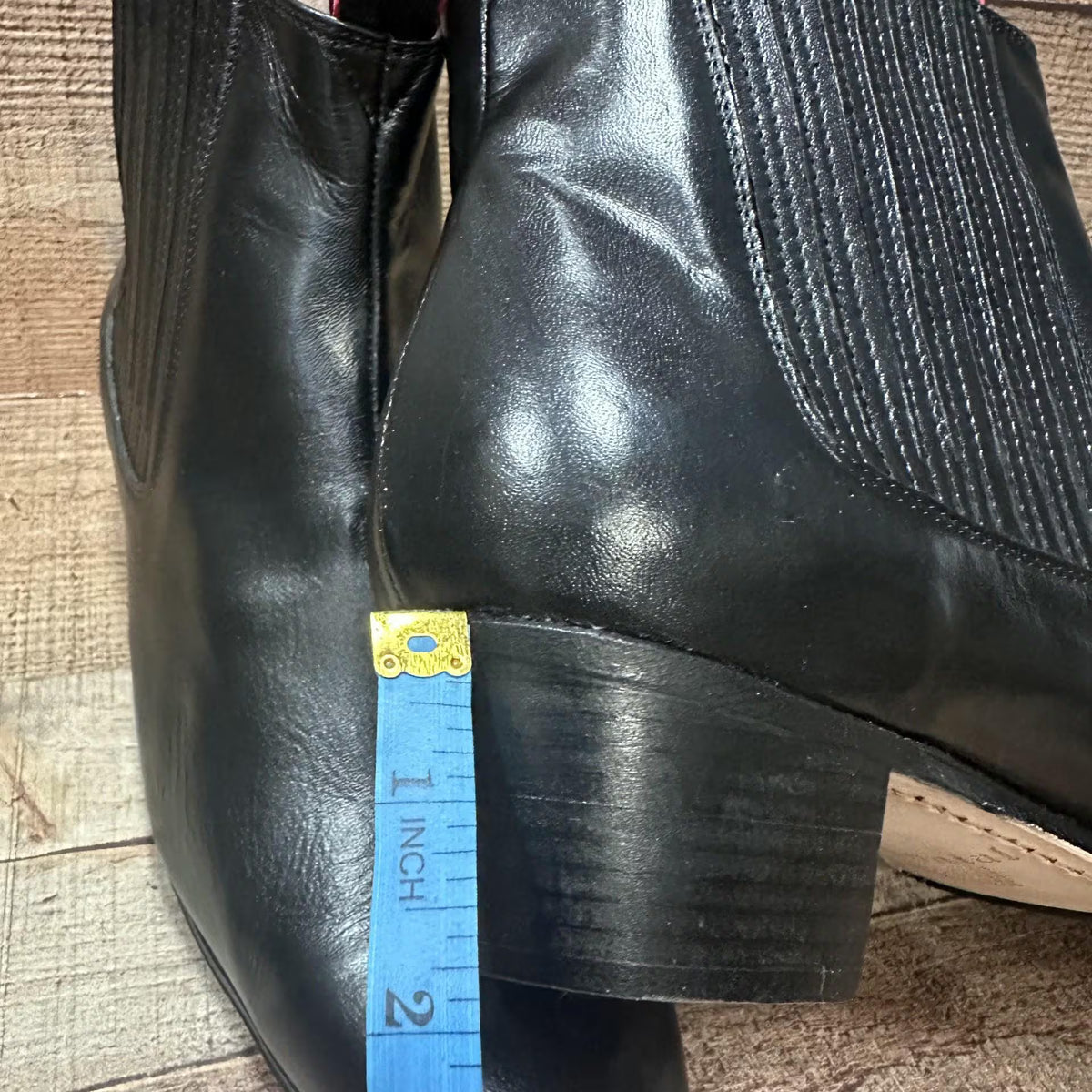 Men's Folkloric Dance Genuine Leather Black Shoes with Heels for Dancing Handmade in Mexico Est.127