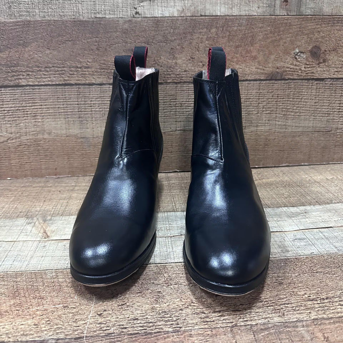 Men's Folkloric Dance Genuine Leather Black Shoes with Heels for Dancing Handmade in Mexico Est.127