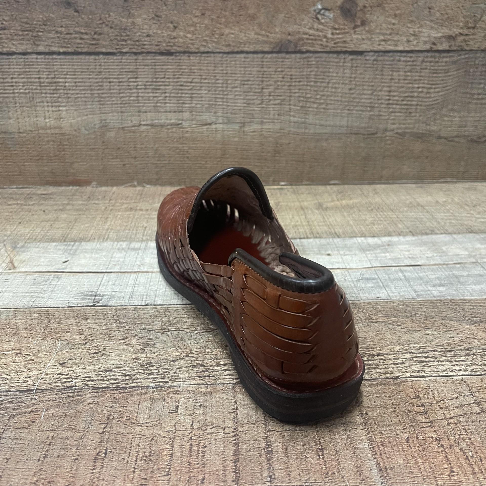 Men's Closed Toe Sandal Moccasin Huaraches Est.005 8 / Brown Men's Closed Toe Sandal Moccasin Huaraches Est.005 8 / Brown