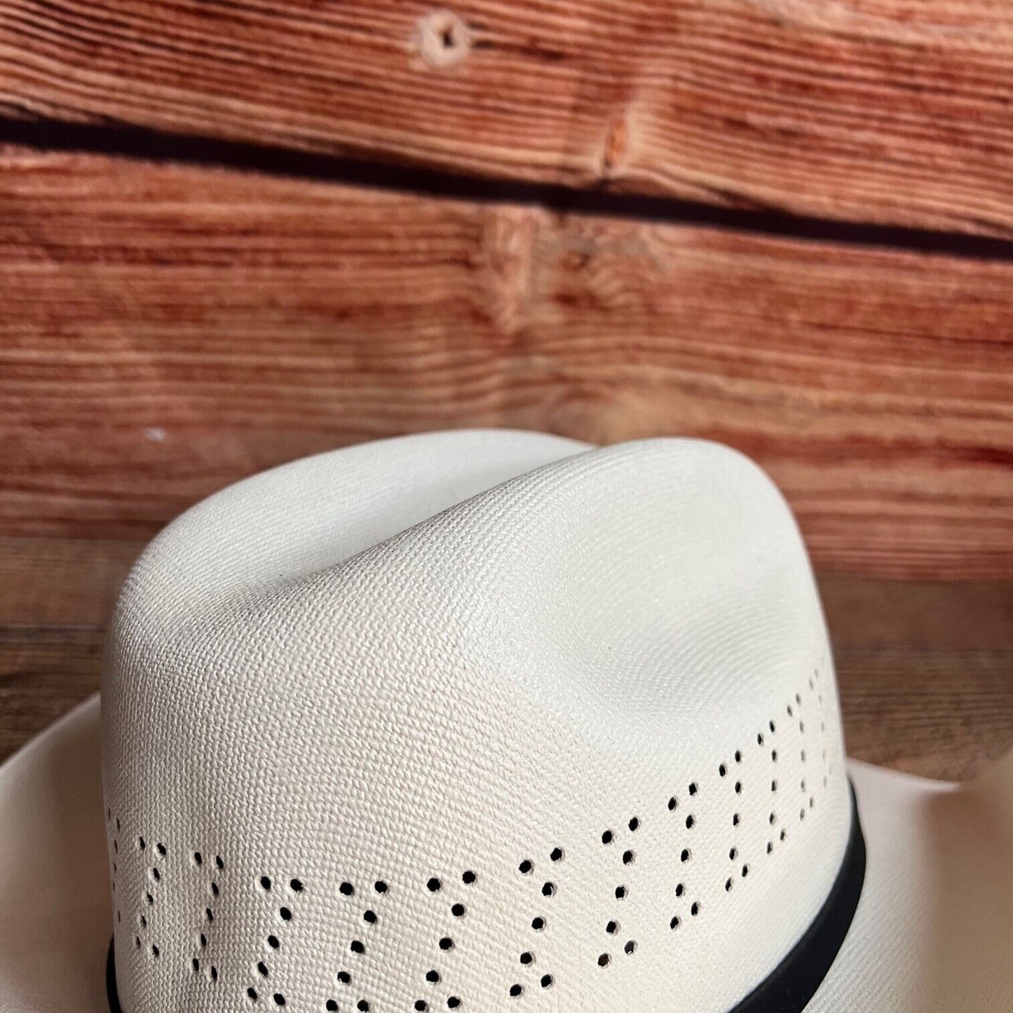 Kid's Western White Wide Brim Cowboy Hat Straw Sombrero Vaquero Nino