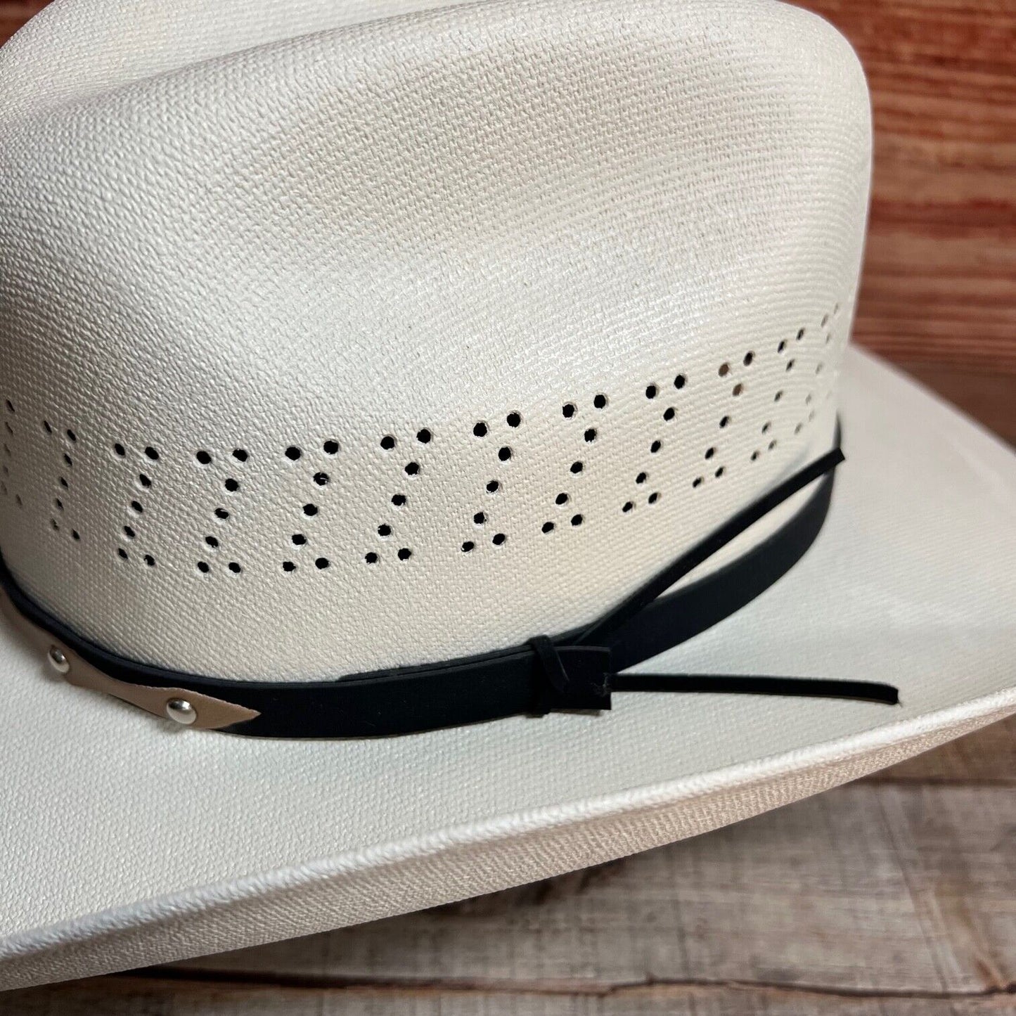 Kid's Western White Wide Brim Cowboy Hat Straw Sombrero Vaquero Nino