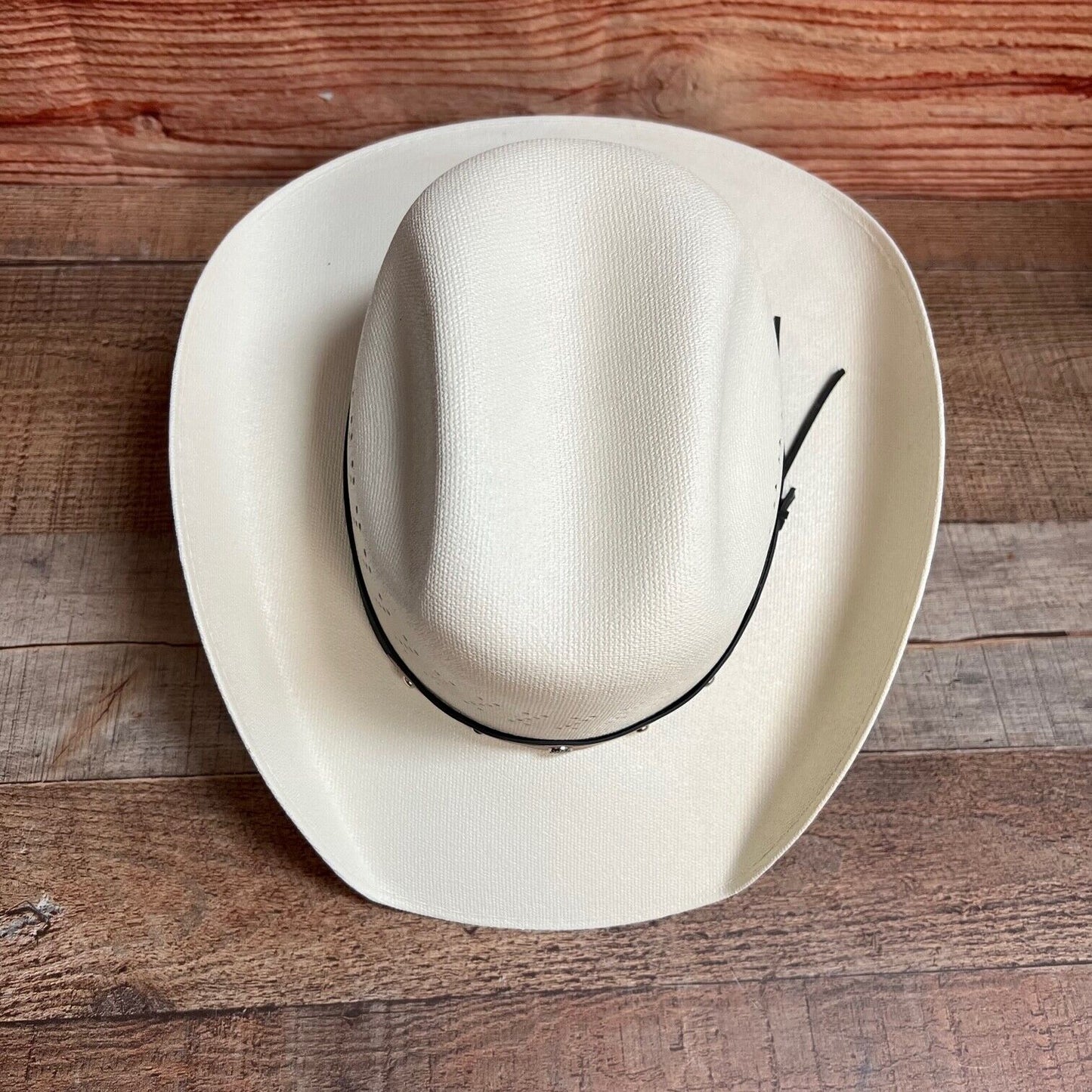 Kid's Western White Wide Brim Cowboy Hat Straw Sombrero Vaquero Nino