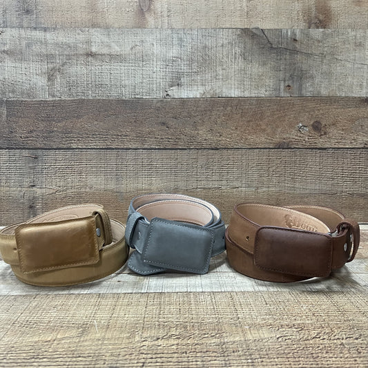 Men's Cowboy Genuine Leather Belt Cinto Vaquero Nobuck Est.699