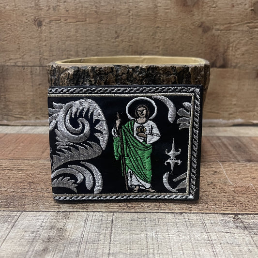 Cartera de piel artesanal para hombre Cartera San Judas
