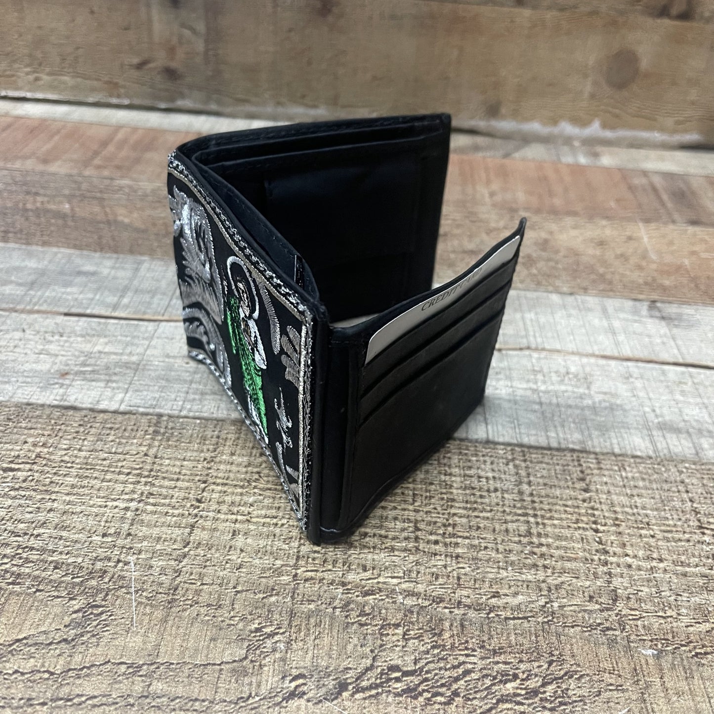 Cartera de piel artesanal para hombre Cartera San Judas