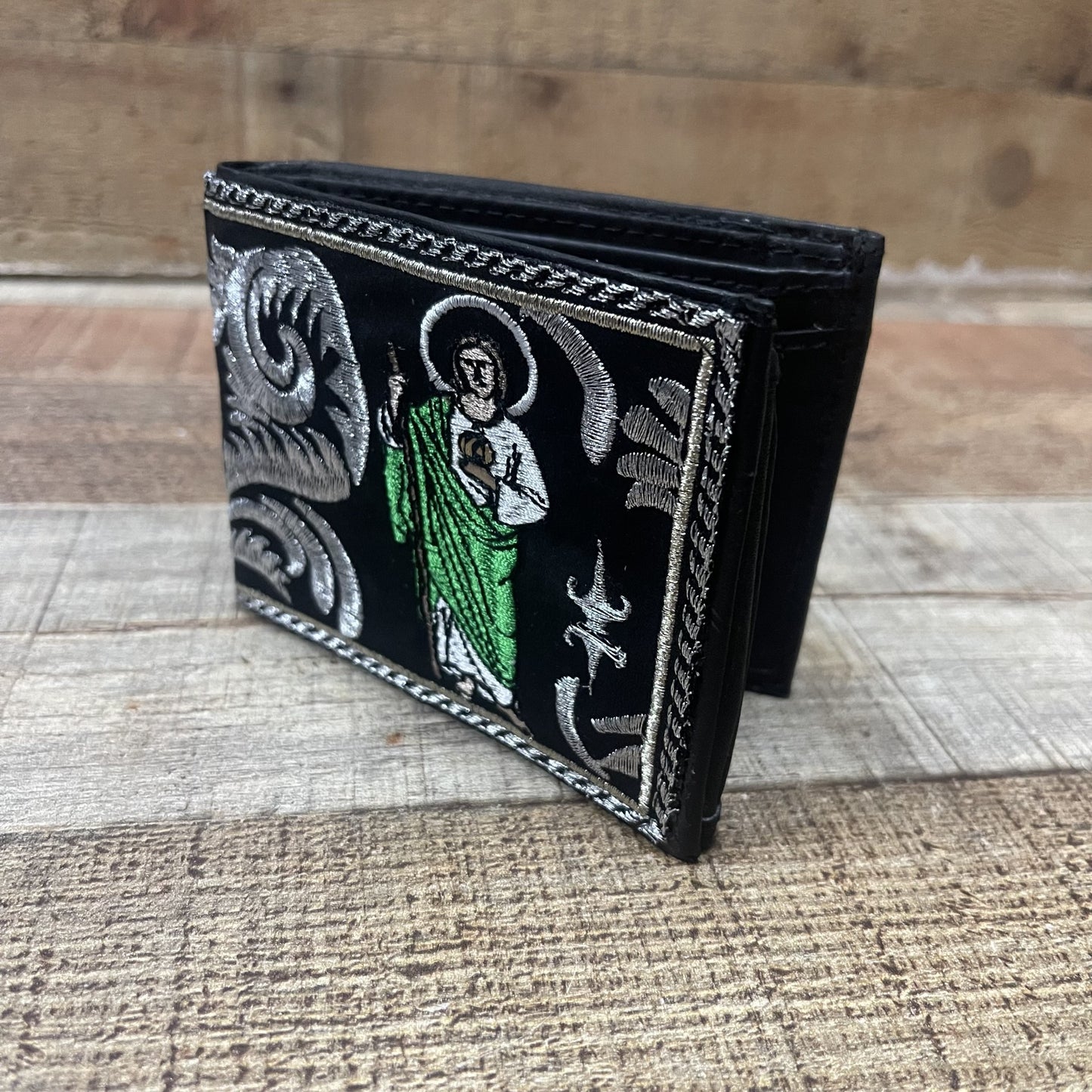 Cartera de piel artesanal para hombre Cartera San Judas