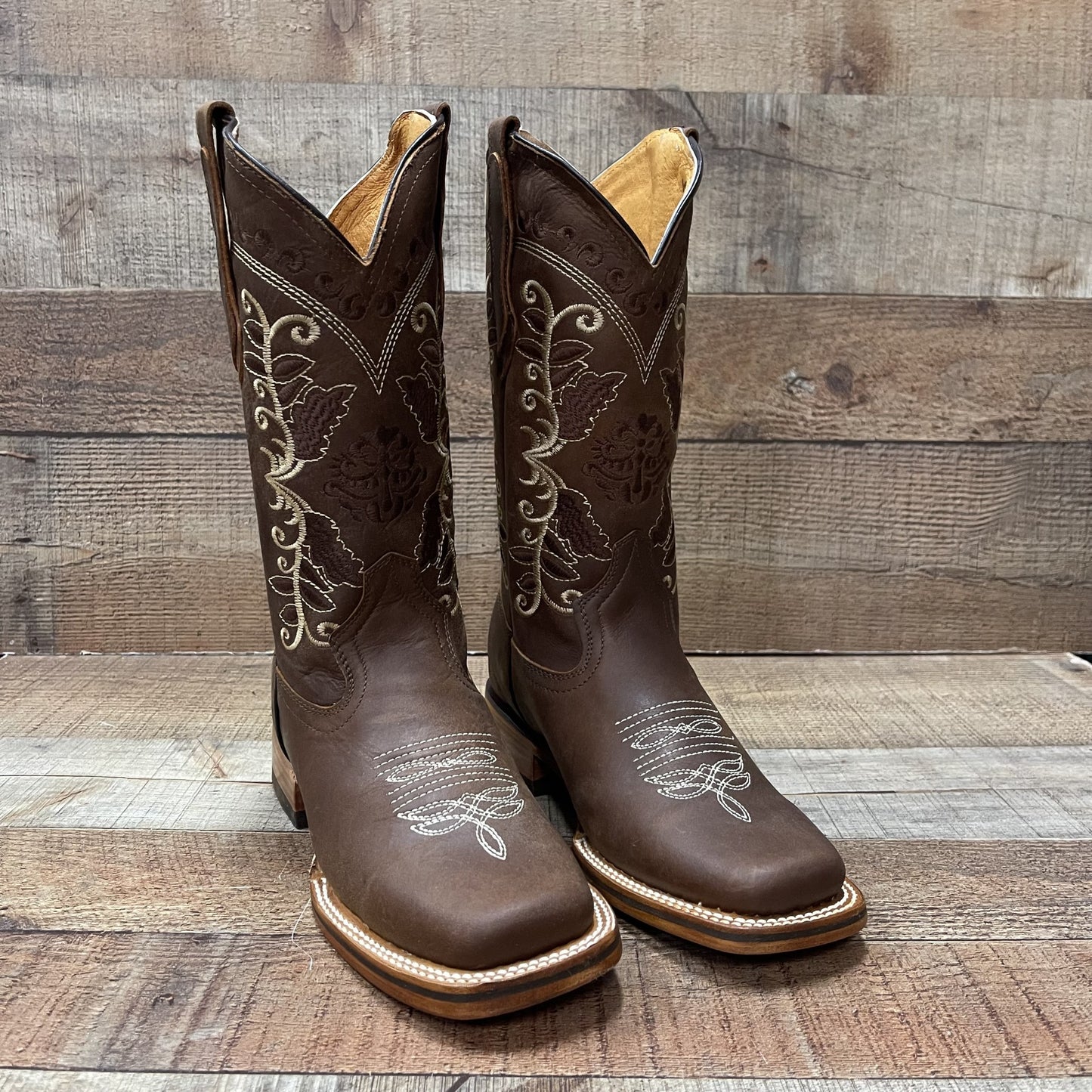 Women's Genuine Leather Cowgirl Rodeo Boots Est.719 Crazy