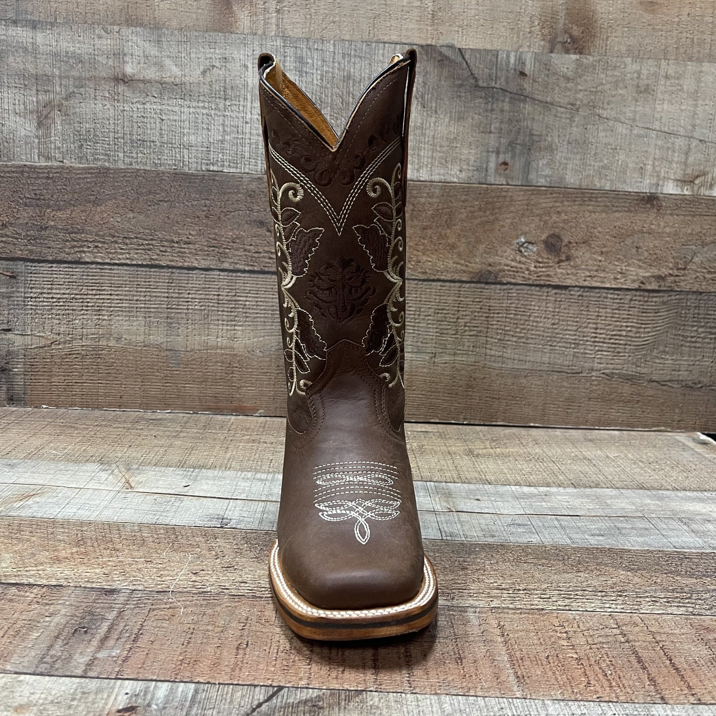 Women's Genuine Leather Cowgirl Rodeo Boots Est.719 Crazy