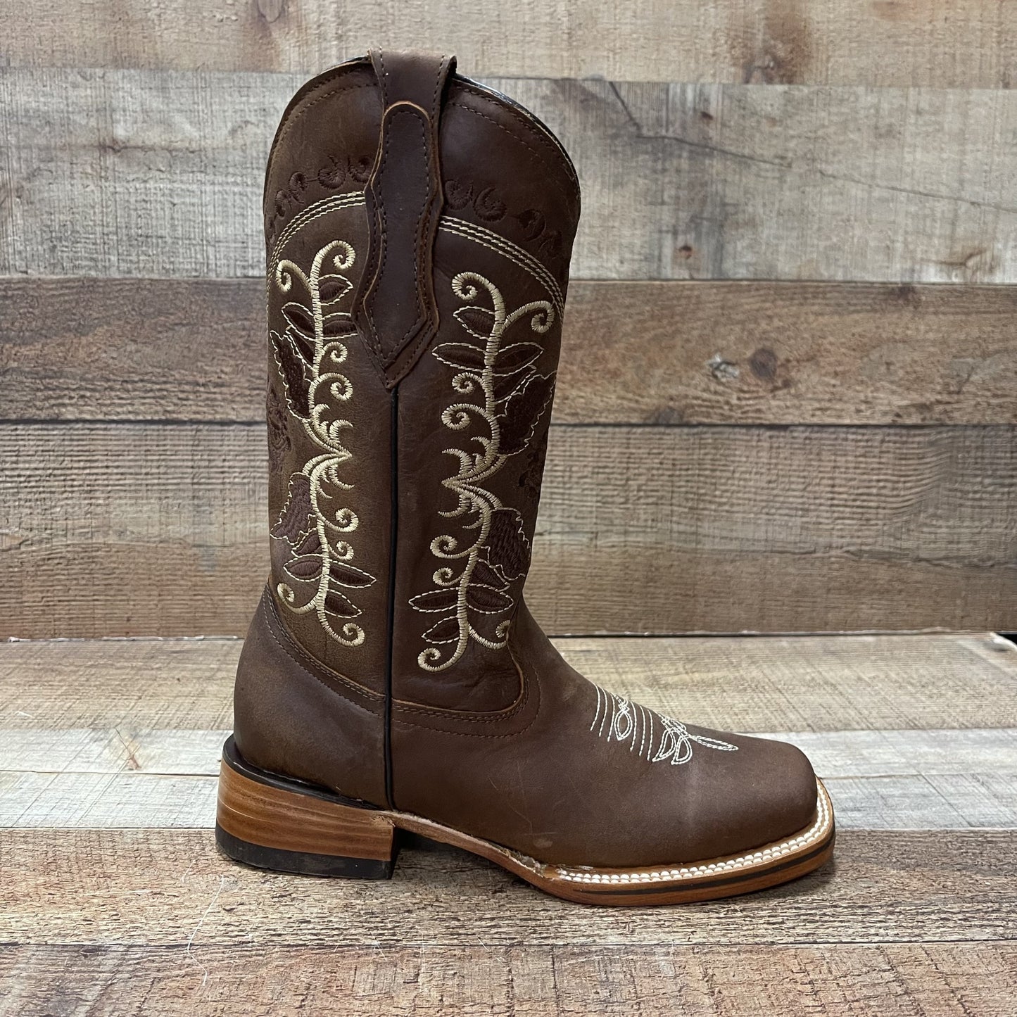 Women's Genuine Leather Cowgirl Rodeo Boots Est.719 Crazy