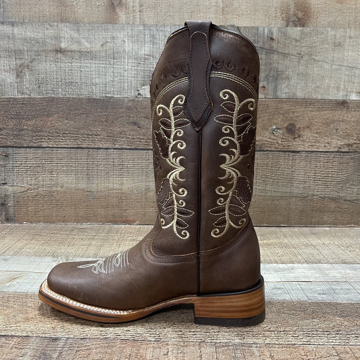 Women's Genuine Leather Cowgirl Rodeo Boots Est.719 Crazy
