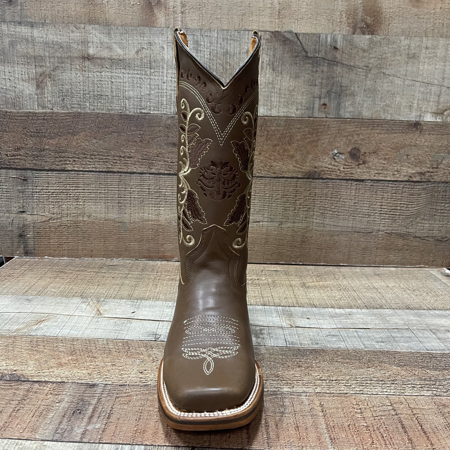 Women's Genuine Leather Cowgirl Rodeo Boots Est.719 Crazy