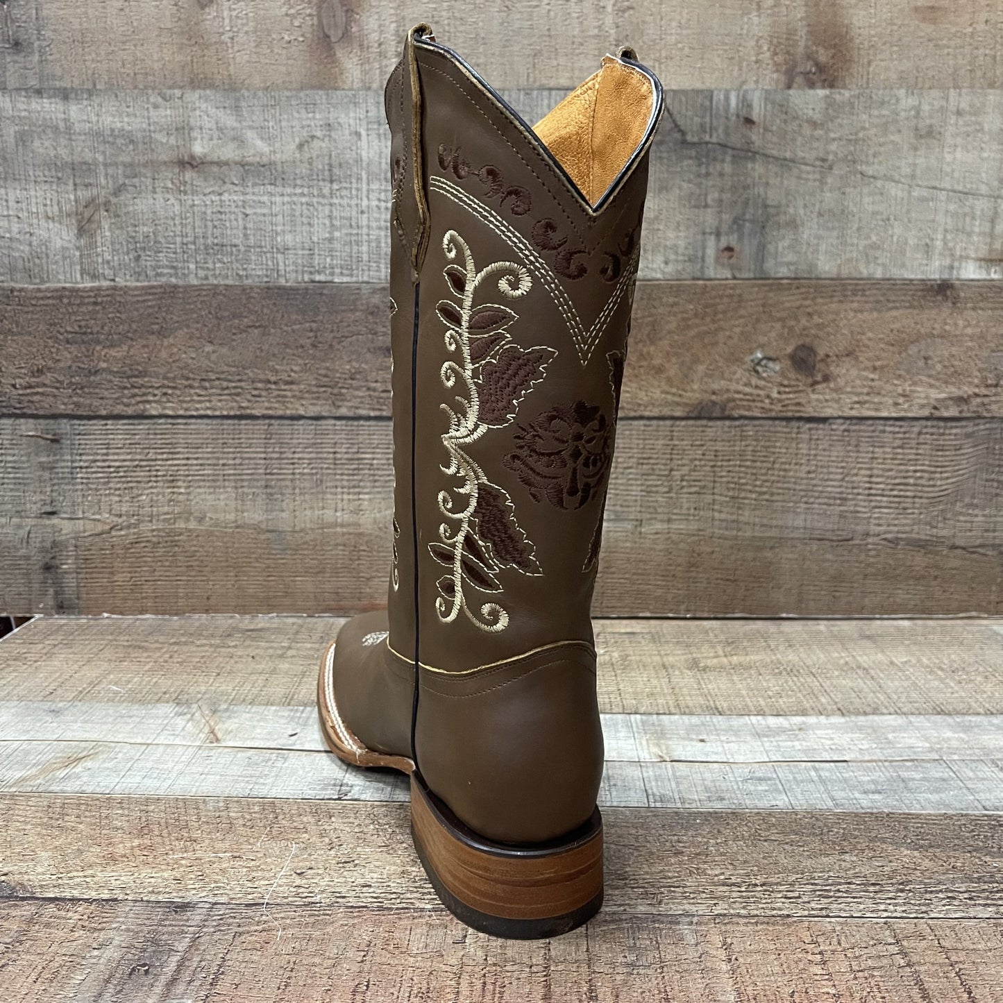 Women's Genuine Leather Cowgirl Rodeo Boots Est.719 Crazy