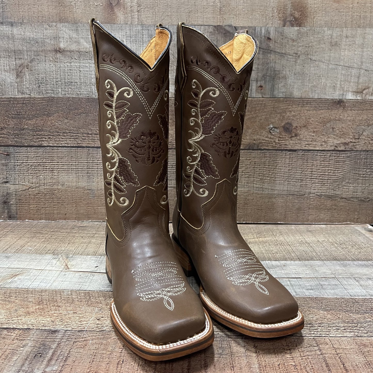 Women's Genuine Leather Cowgirl Rodeo Boots Est.719 Crazy