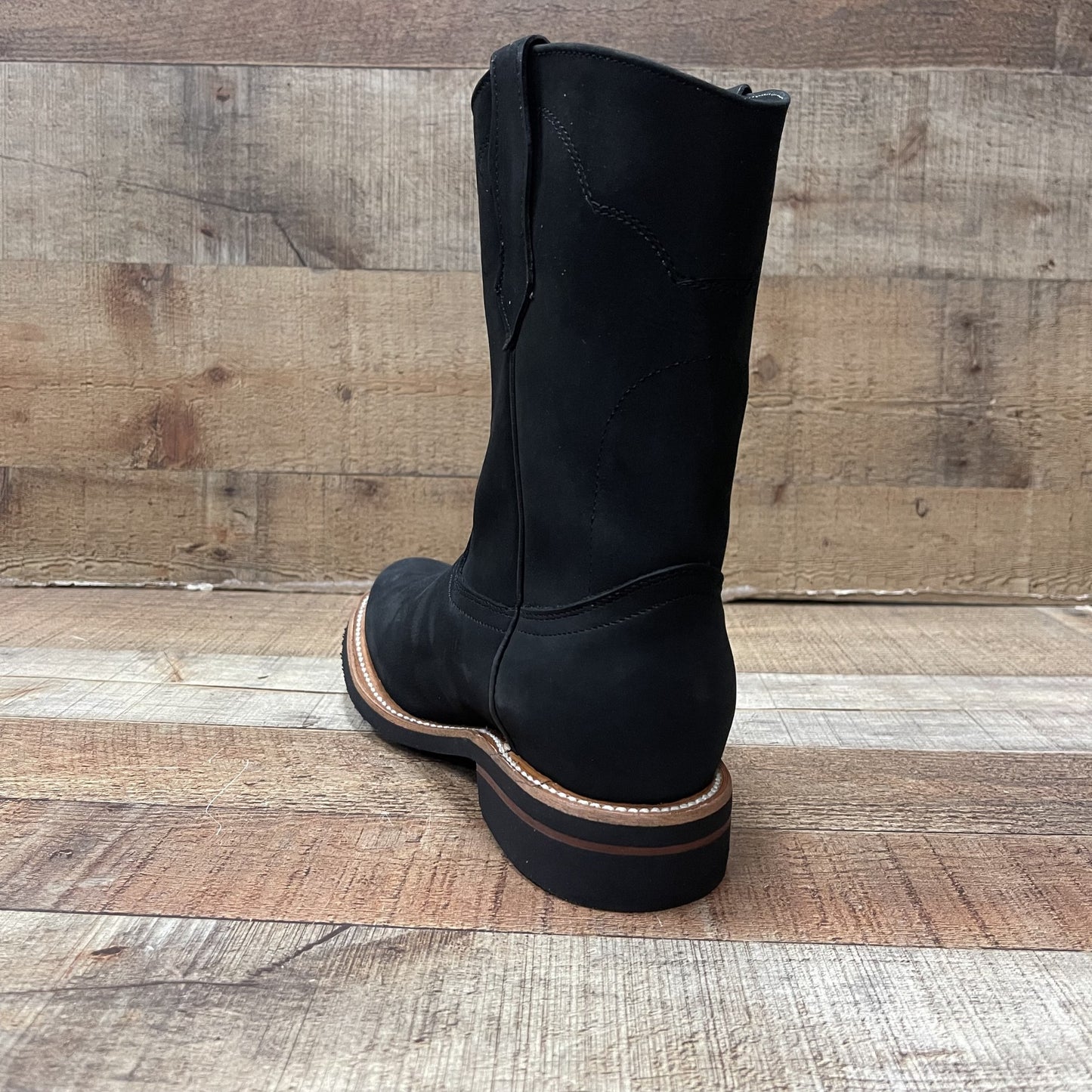 Men's OIL/ WATER RESISTANT Round Toe Leather Work Boots Botas De Trabajo Est.303
