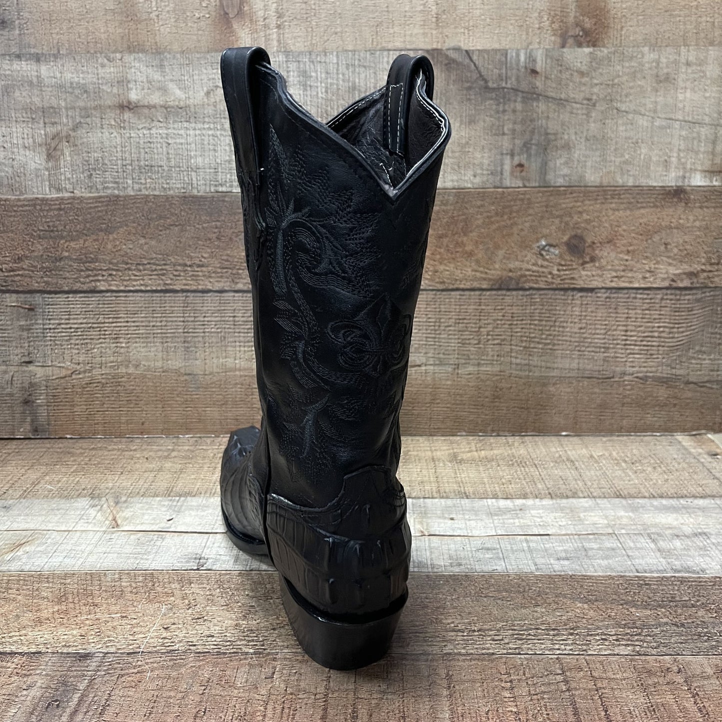 Men's Crocodile Print Leather Cowboy Boots Est.099 Cocodrilo