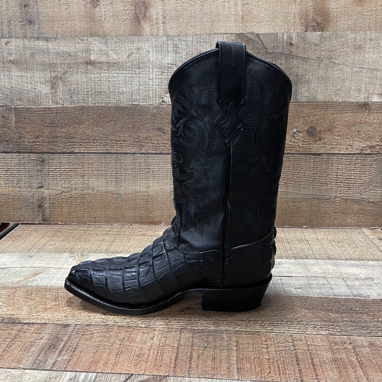 Men's Crocodile Print Leather Cowboy Boots Est.099 Cocodrilo