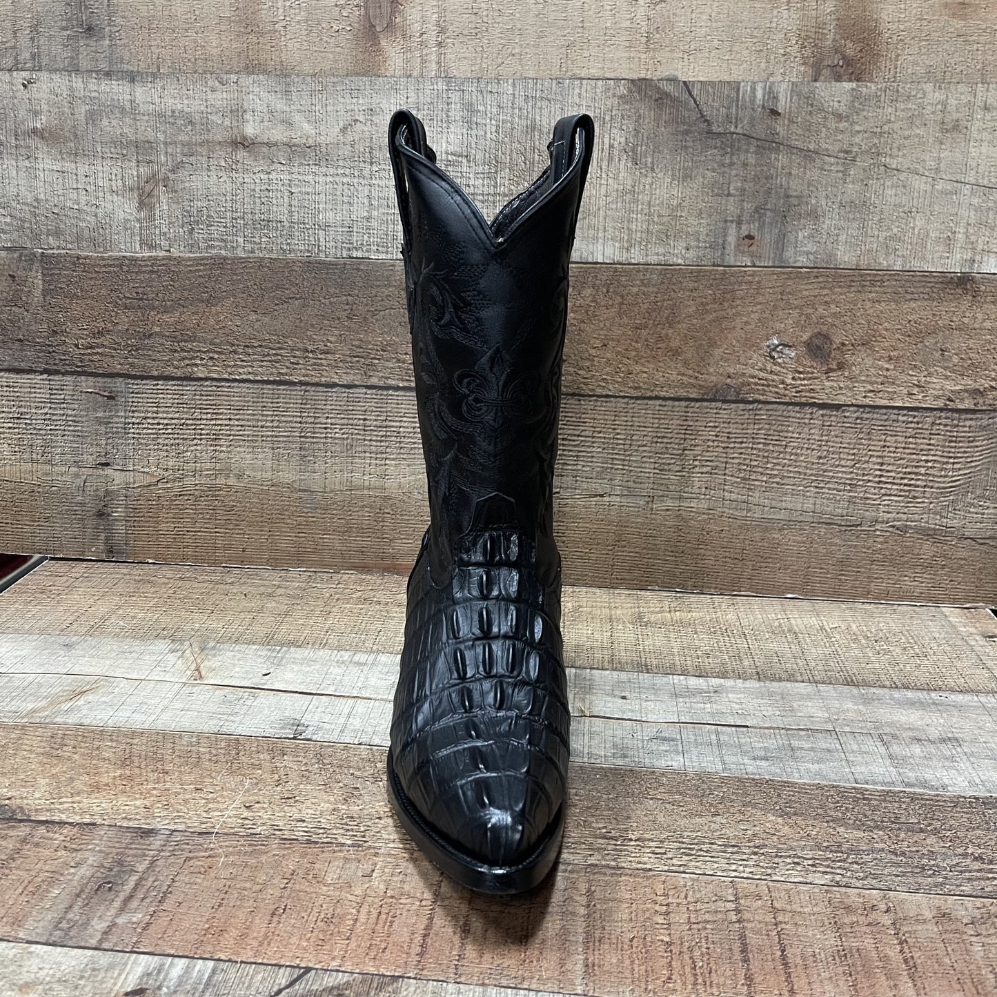 Men's Crocodile Print Leather Cowboy Boots Est.099 Cocodrilo