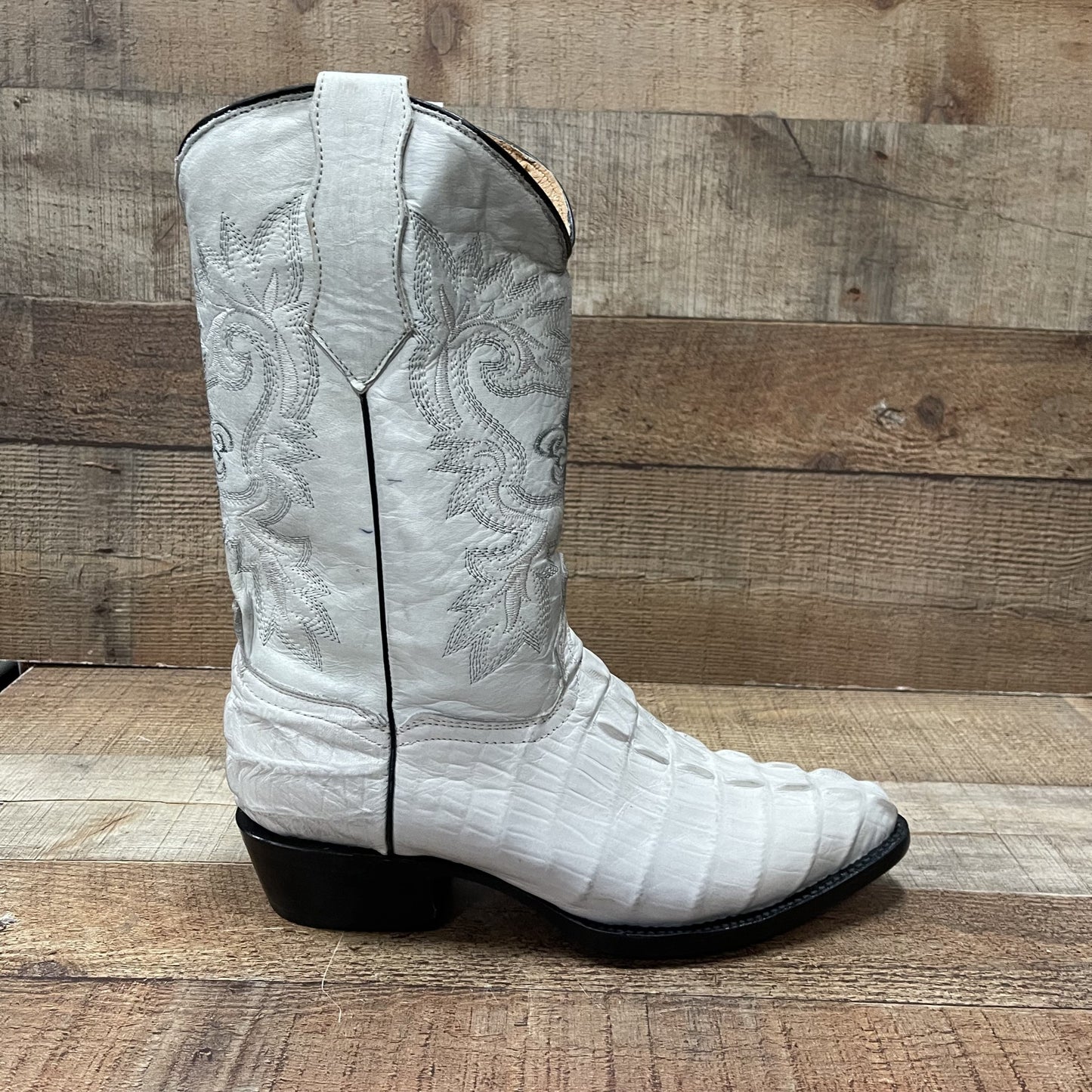 Men's Crocodile Print Leather Cowboy Boots Est.099 Cocodrilo