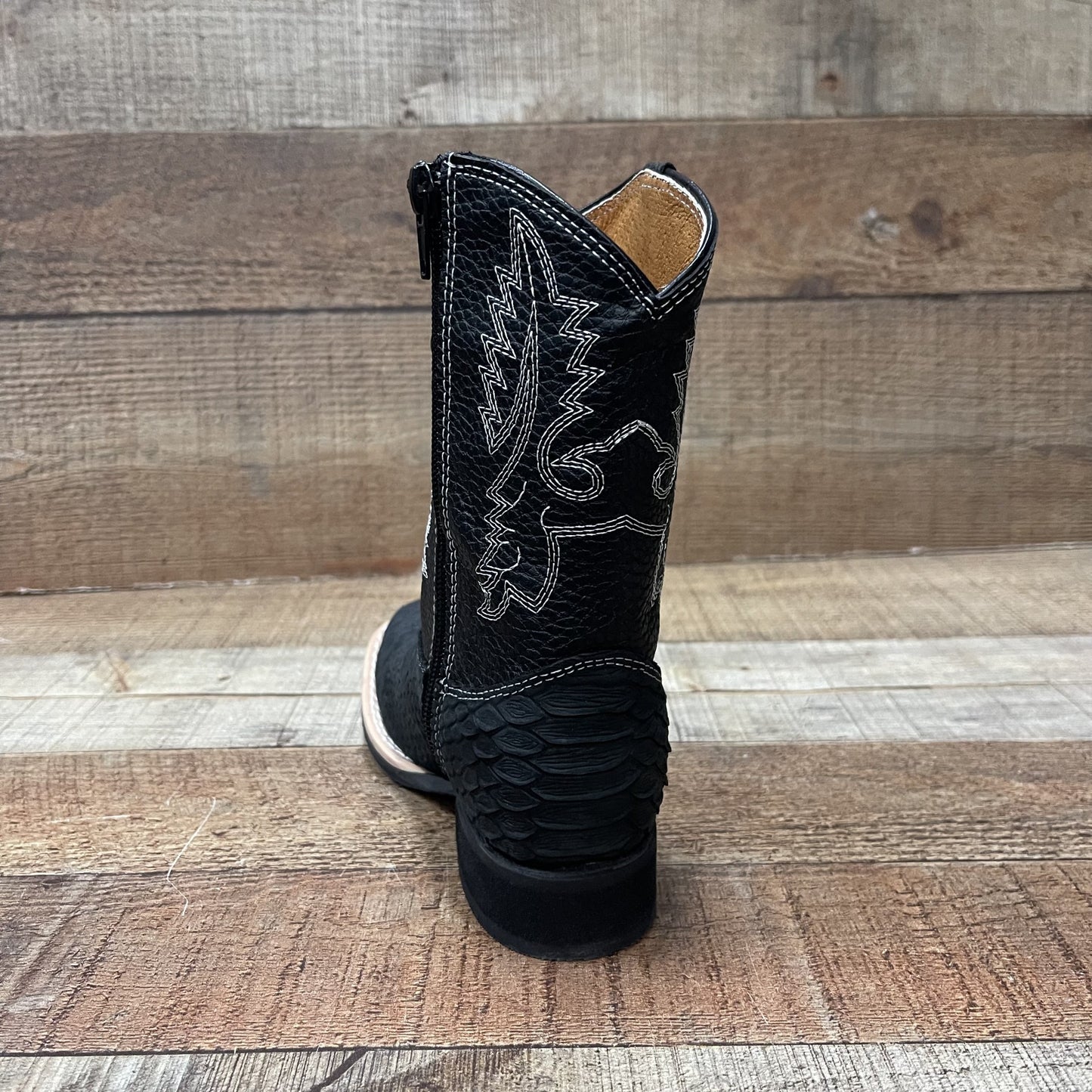 Botas de vaquero de rodeo para niño con cremallera, precio estimado: 940