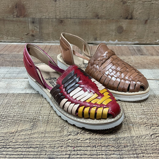 Women's Handmade Authentic Leather Lace Up Sandals Est.512 Huaraches Dama Correas
