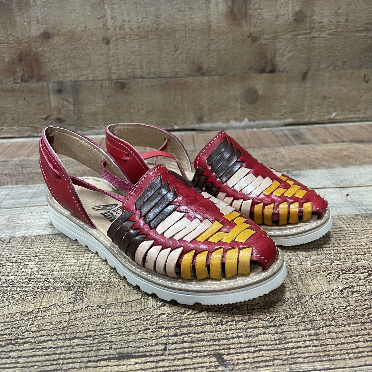 Women's Handmade Authentic Leather Lace Up Sandals Est.512 Huaraches Dama Correas