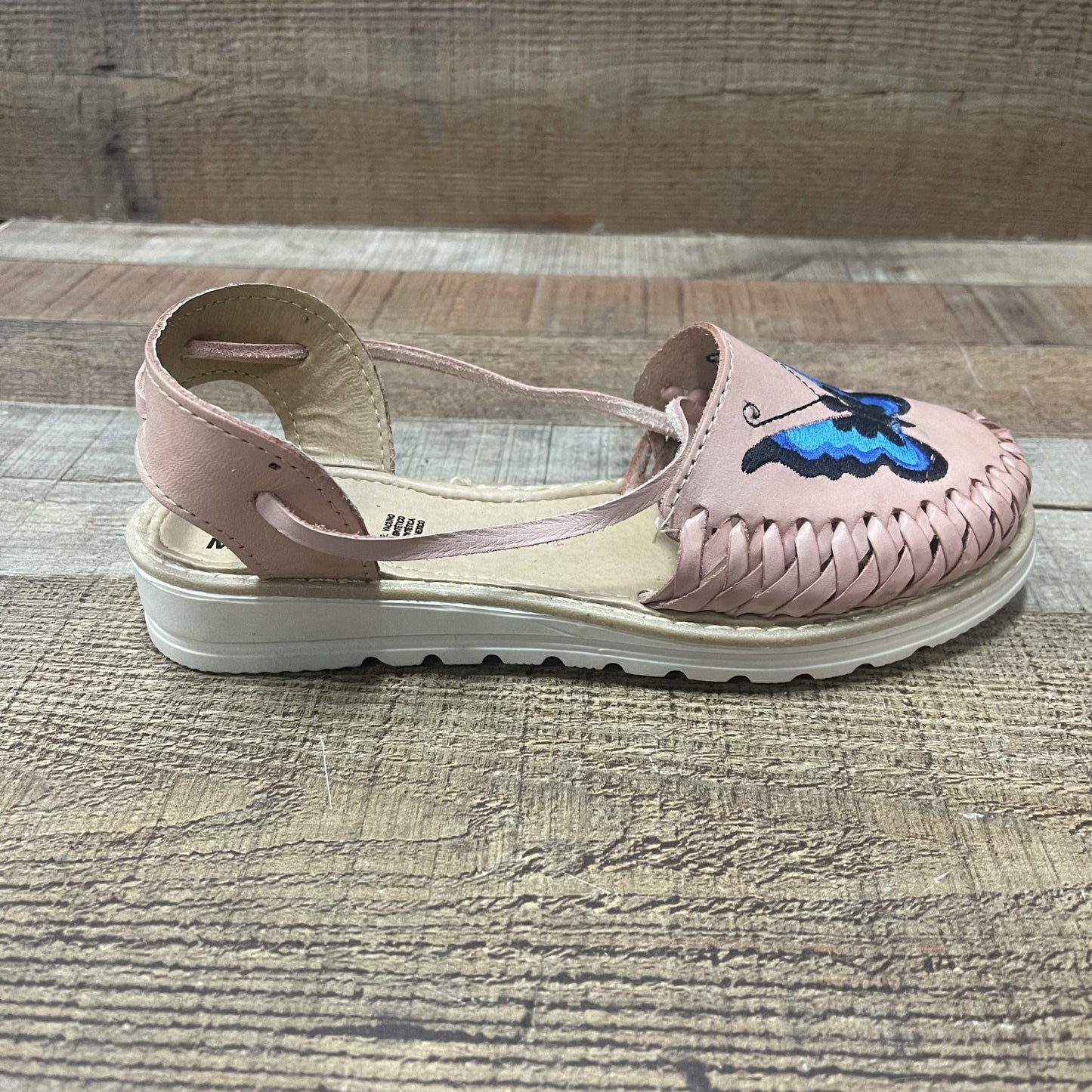 Women's Handmade Authentic Leather Lace Up Sandals Butterfly Est.279 Huaraches Dama Mariposa Correas