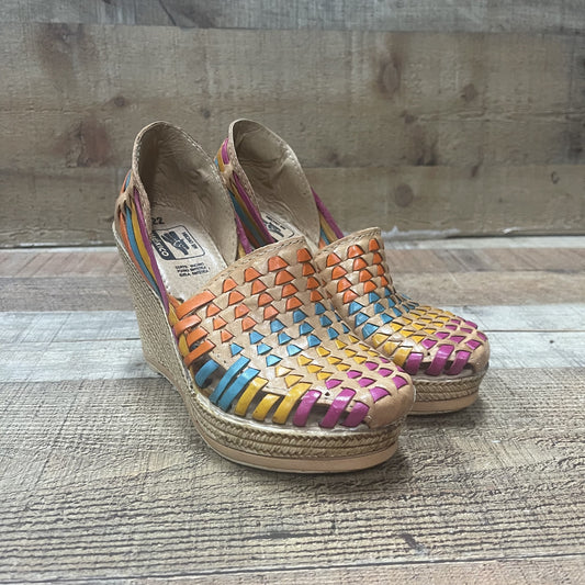 Women’s Mexican Artisan Huarache Handmade Est.688 Huarache Plataforma Colores