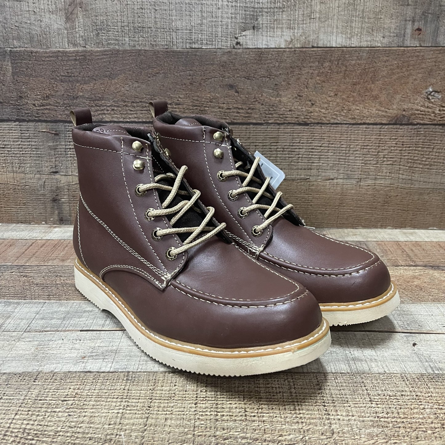 Special Discount: Men's Light Weight Lace-Ups Work Boots Bota Liviana Agujetas Est.1218