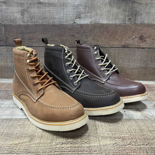 Special Discount: Men's Light Weight Lace-Ups Work Boots Bota Liviana Agujetas Est.1218