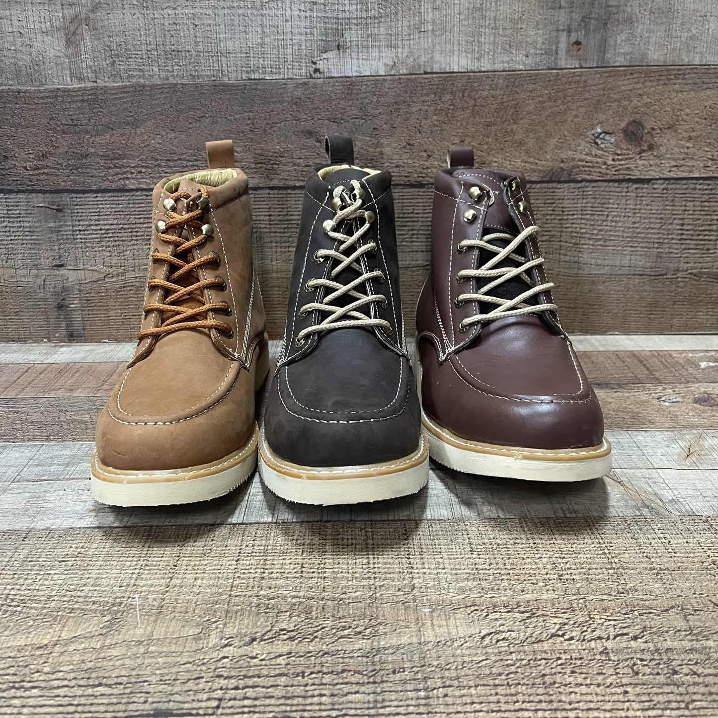 Special Discount: Men's Light Weight Lace-Ups Work Boots Bota Liviana Agujetas Est.1218