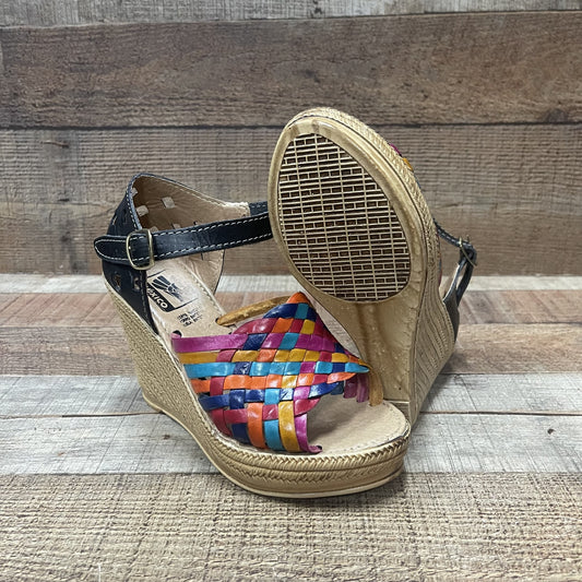 Women’s Mexican Artisan Platform Huarache Handmade Est.002 Huarache Plataforma Colores