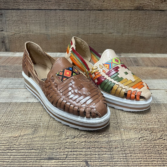 Women’s Mexican Artisan Platform Huarache Handmade Est.501 Huarache Plataforma